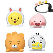 Kakao Friends Figurine de desene animate Jucărie Versiune Q Model Accesorii mașini Ornamente Consola centrală Cadou drăguț Ornament creativ de desene animate