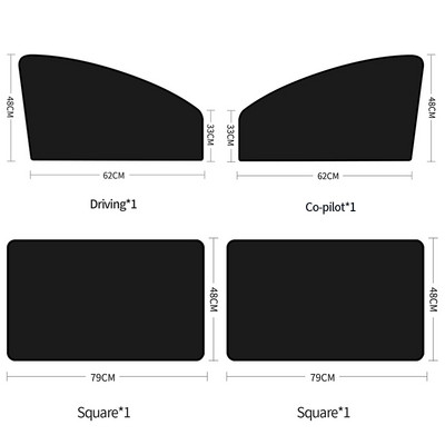 Umbrelă de soare magnetică pentru mașină, protecție UV, perdea de mașină, fereastră de mașină, umbrelă de soare pentru fereastră laterală, plasă, parasolar, protecție de vară, film pentru fereastră