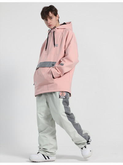 Jachetă de schi pentru bărbați, femei, pantaloni de schi, salopete de iarnă, calde, rezistente la vânt