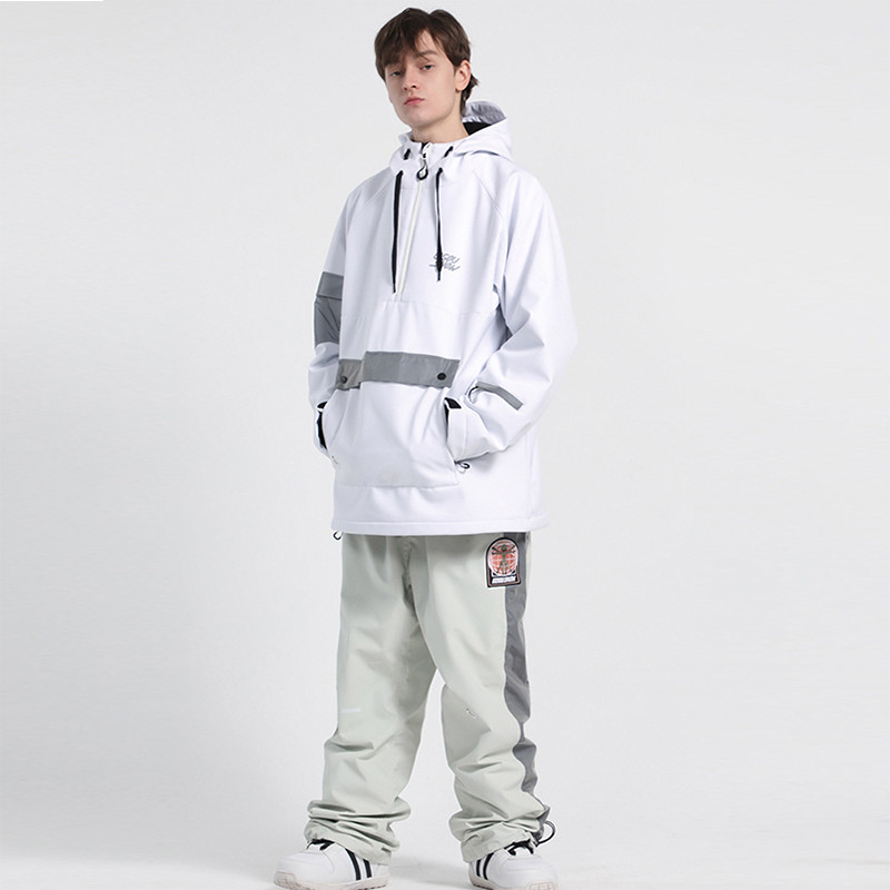 Jachetă de schi pentru bărbați, femei, pantaloni de schi, salopete de iarnă, calde, rezistente la vânt