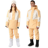 Sport de iarnă Bărbați Femei Costume de zăpadă Cupluri Jachetă Pantaloni Bărbați Set moto de zăpadă Impermeabil Femei Tenuta de schi de munte Trening în aer liber