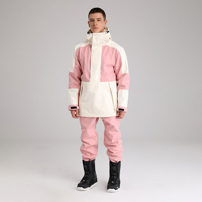 Sport de iarnă Bărbați Femei Costume de zăpadă Cupluri Jachetă Pantaloni Bărbați Set moto de zăpadă Impermeabil Femei Tenuta de schi de munte Trening în aer liber