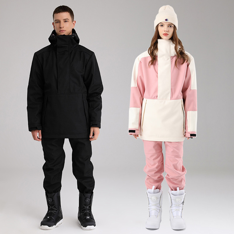 Sport de iarnă Bărbați Femei Costume de zăpadă Cupluri Jachetă Pantaloni Bărbați Set moto de zăpadă Impermeabil Femei Tenuta de schi de munte Trening în aer liber