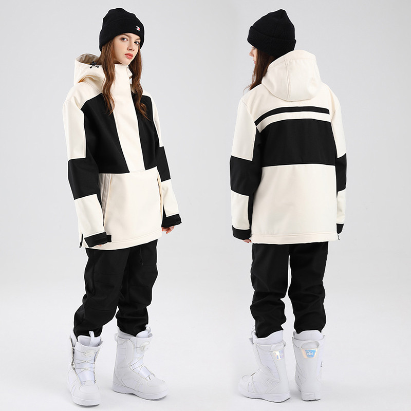 Sport de iarnă Bărbați Femei Costume de zăpadă Cupluri Jachetă Pantaloni Bărbați Set moto de zăpadă Impermeabil Femei Tenuta de schi de munte Trening în aer liber