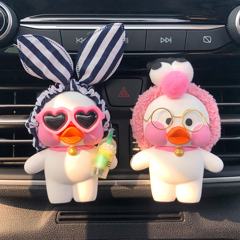 Accesoriu pentru mașină Parfum pentru mașină Gips Rață drăguță Priză de aer condiționat pentru mașină Decorare suspendată Cadou de aniversare Decorare auto