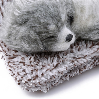 Спящо сладко куче за таблото на автомобила и домашен декор с активен въглен Прекрасна симулация на животно Лабрадор/Хъски Кукла Плюшен подарък
