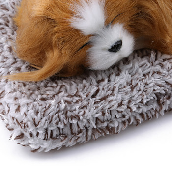 Спящо сладко куче за таблото на автомобила и домашен декор с активен въглен Прекрасна симулация на животно Лабрадор/Хъски Кукла Плюшен подарък