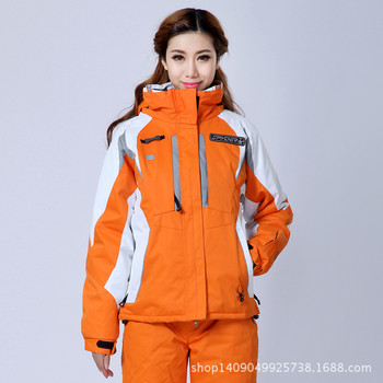 Дамско спортно на открито топло ветроустойчиво зимно дамско яке за ски алпинизъм къмпинг яке сноуборд яке