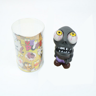 Car Turbo Doll Universal Auto Accessiores Papusi cu ochi mari Aglomerate Jucarii zombie cu ochi violenti