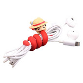 Înfășurator pentru cablu de date Suport pentru linie Venom și Luffy Înfășurator pentru cablu USB Suport pentru linie de date pentru mașină, motocicletă, mașină, decorare jucărie