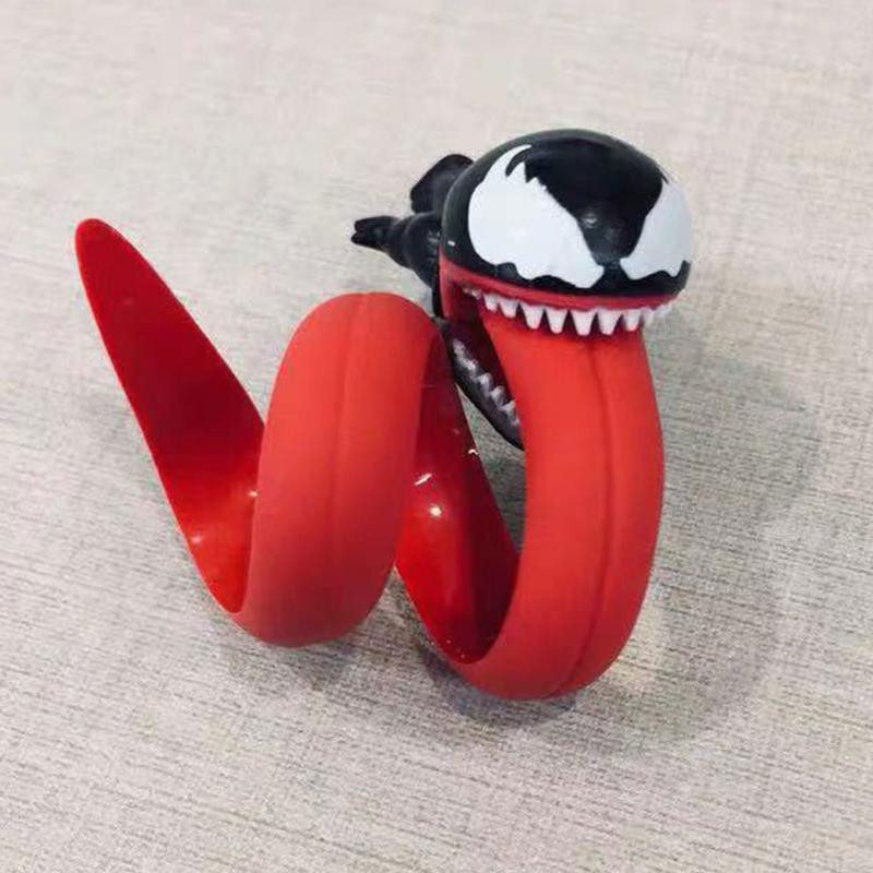 Înfășurator pentru cablu de date Suport pentru linie Venom și Luffy Înfășurator pentru cablu USB Suport pentru linie de date pentru mașină, motocicletă, mașină, decorare jucărie