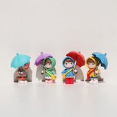 Kabanica, kišobran, ljubavnici, ukrasi za tortu, lutka, dodaci za auto, pokloni, kutije za roletne, ručno rađeni modeli, male lutke