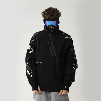 2022 haină de zăpadă încălzită de munte pentru femei, în aer liber, jachetă de snowboard pentru bărbați, sport de iarnă, top de schi pentru femei, cu glugă, rezistentă la vânt, haine calde pentru bărbați