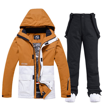 Novo skijaško odijelo Žene Muškarci Skijaški parovi Odijelo za daskanje na snijegu Zimsko toplo odijelo za snijeg Vodootporna skijaška jakna i hlače otporne na vjetar