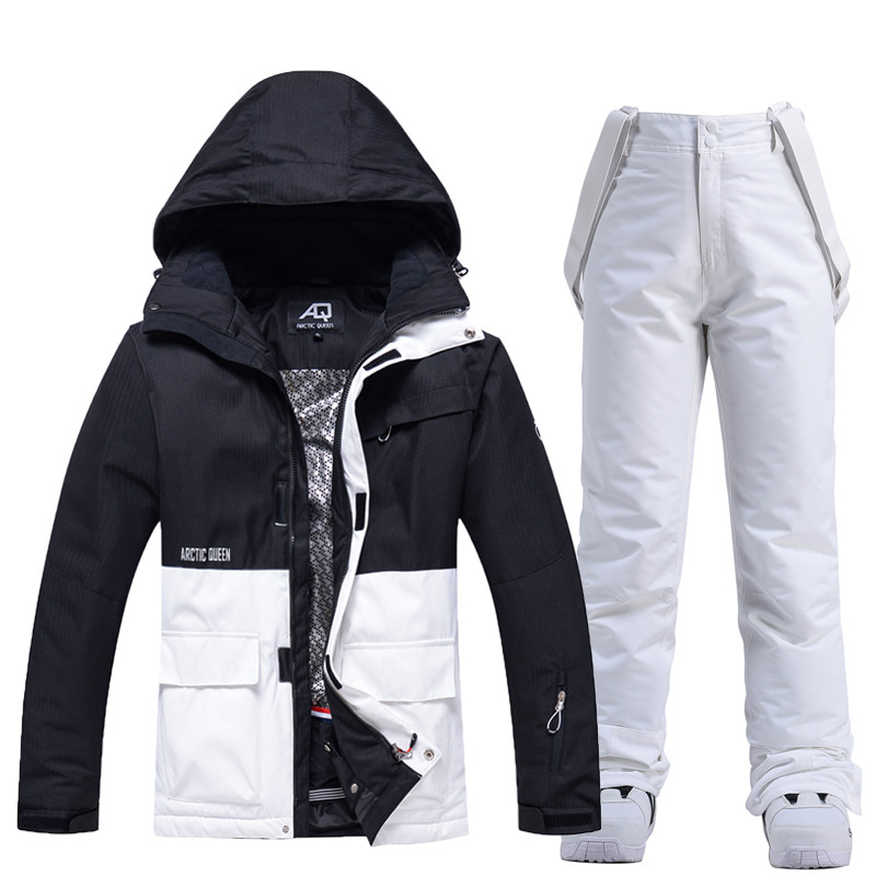 Novo skijaško odijelo Žene Muškarci Skijaški parovi Odijelo za daskanje na snijegu Zimsko toplo odijelo za snijeg Vodootporna skijaška jakna i hlače otporne na vjetar