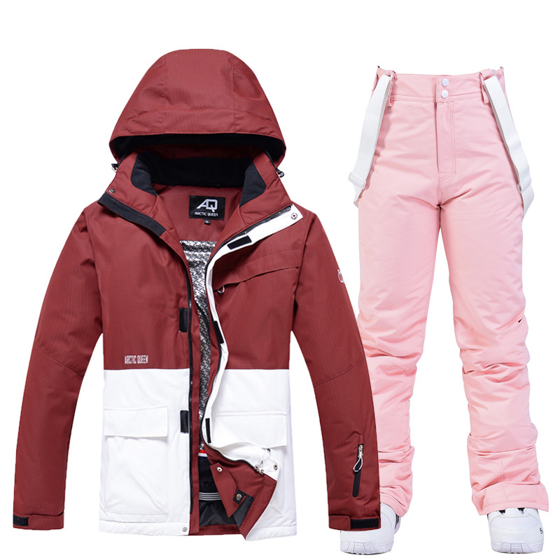 Novo skijaško odijelo Žene Muškarci Skijaški parovi Odijelo za daskanje na snijegu Zimsko toplo odijelo za snijeg Vodootporna skijaška jakna i hlače otporne na vjetar