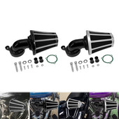 Filtru de admisie pentru filtre de aer din aluminiu pentru motocicletă pentru Harley Touring Electra Street Glide Heritage Softail Breakout Dyna Low Rider