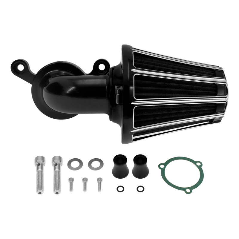Filtru de admisie pentru filtre de aer din aluminiu pentru motocicletă pentru Harley Touring Electra Street Glide Heritage Softail Breakout Dyna Low Rider