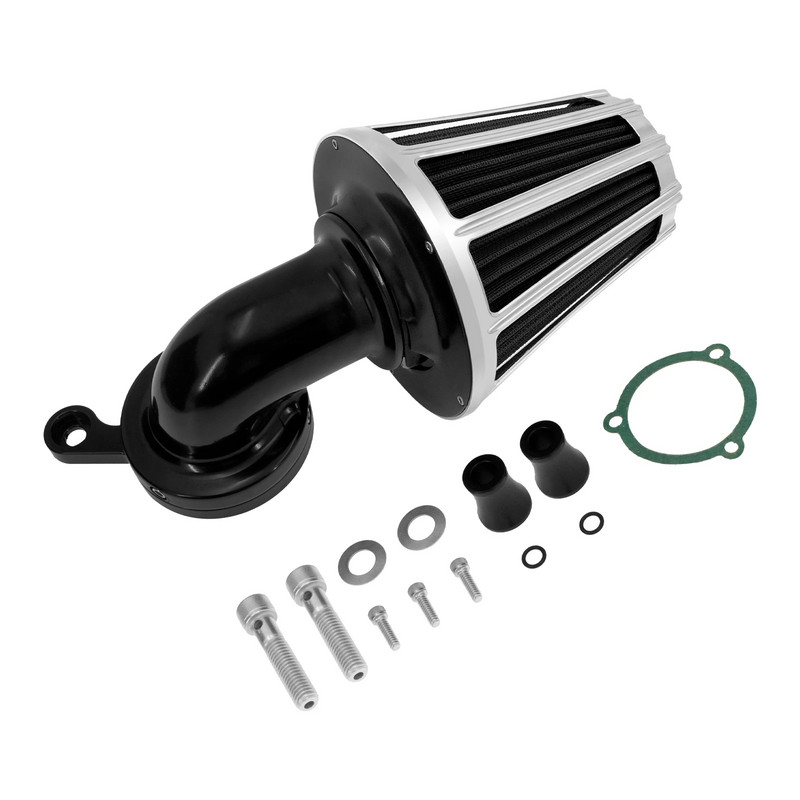 Filtru de admisie pentru filtre de aer din aluminiu pentru motocicletă pentru Harley Touring Electra Street Glide Heritage Softail Breakout Dyna Low Rider