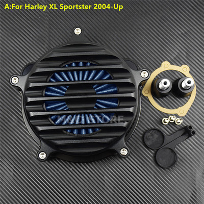 Filtru de admisie al filtrului de aer pentru gard pentru Harley Sportster 883 XL Dyna Touring Electra Road Glide Softail Fatboy Breakout