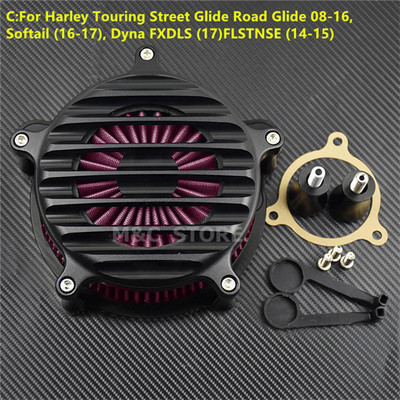 Filtru de admisie al filtrului de aer pentru gard pentru Harley Sportster 883 XL Dyna Touring Electra Road Glide Softail Fatboy Breakout