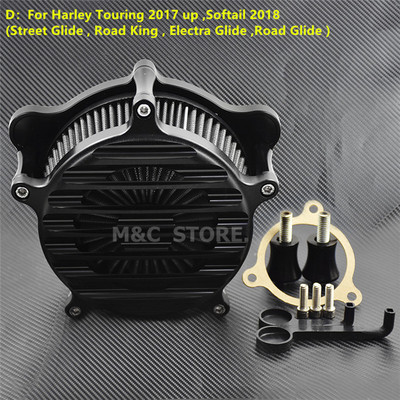 Filtru de admisie al filtrului de aer pentru gard pentru Harley Sportster 883 XL Dyna Touring Electra Road Glide Softail Fatboy Breakout