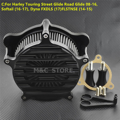Filtru de admisie al filtrului de aer pentru gard pentru Harley Sportster 883 XL Dyna Touring Electra Road Glide Softail Fatboy Breakout
