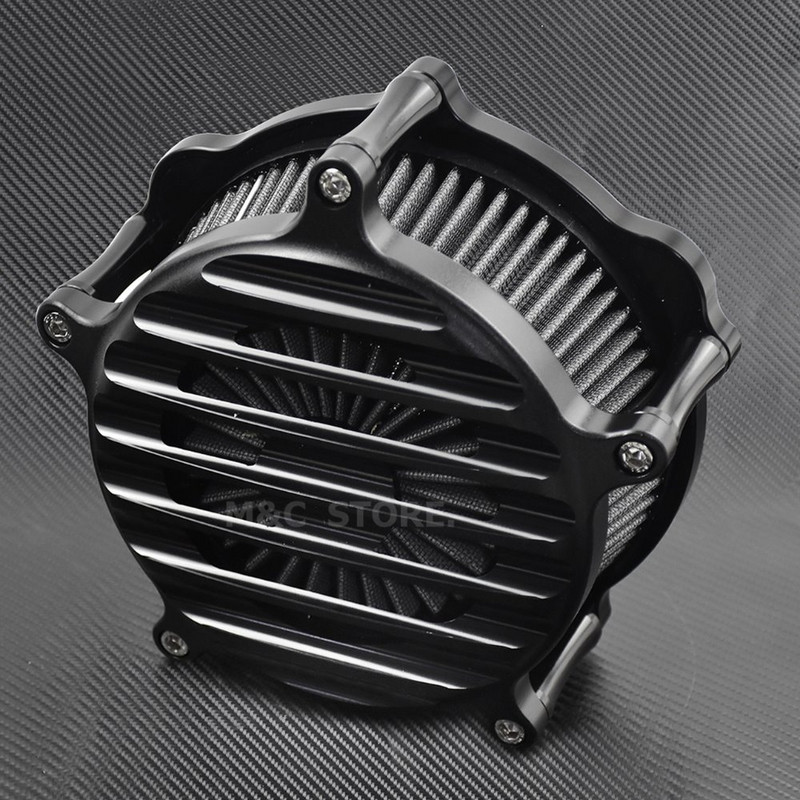 Filtru de admisie al filtrului de aer pentru gard pentru Harley Sportster 883 XL Dyna Touring Electra Road Glide Softail Fatboy Breakout