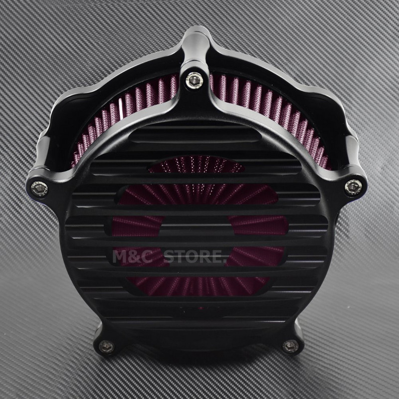 Filtru de admisie al filtrului de aer pentru gard pentru Harley Sportster 883 XL Dyna Touring Electra Road Glide Softail Fatboy Breakout