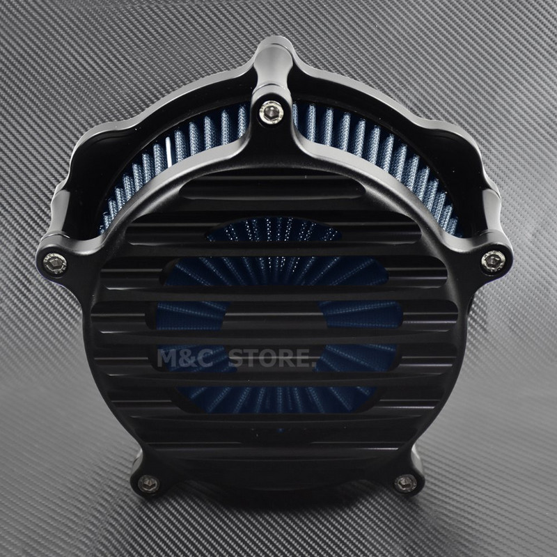 Filtru de admisie al filtrului de aer pentru gard pentru Harley Sportster 883 XL Dyna Touring Electra Road Glide Softail Fatboy Breakout