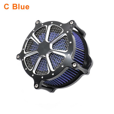 Filtru de aer pentru Harley Touring Street Glide Road Glide 2008-2016 Trike 2008-2016 Kit de admisie filtru de aer CNC din aluminiu