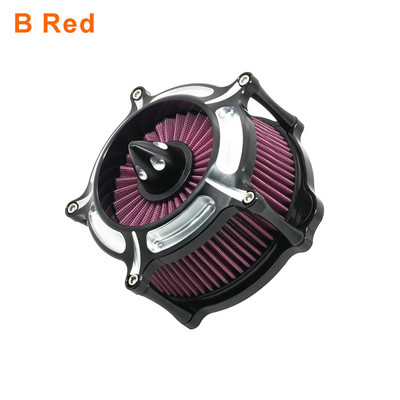 Filtru de aer pentru Harley Touring Street Glide Road Glide 2008-2016 Trike 2008-2016 Kit de admisie filtru de aer CNC din aluminiu