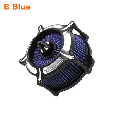 Filtru de aer pentru Harley Touring Street Glide Road Glide 2008-2016 Trike 2008-2016 Kit de admisie filtru de aer CNC din aluminiu