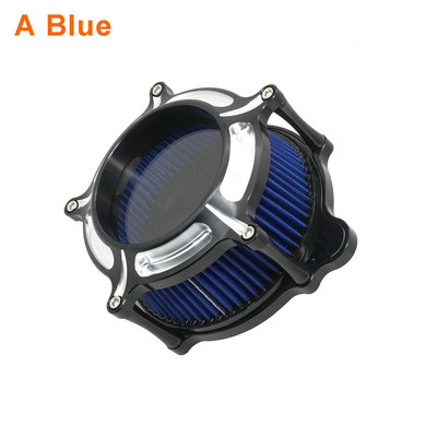 Filtru de aer pentru Harley Touring Street Glide Road Glide 2008-2016 Trike 2008-2016 Kit de admisie filtru de aer CNC din aluminiu