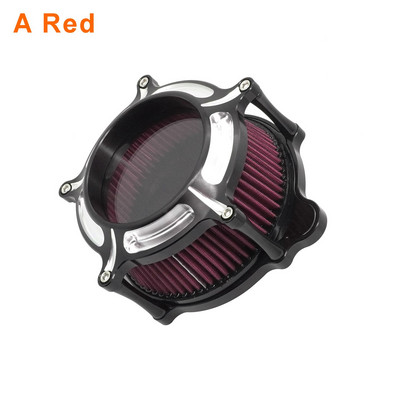 Filtru de aer pentru Harley Touring Street Glide Road Glide 2008-2016 Trike 2008-2016 Kit de admisie filtru de aer CNC din aluminiu