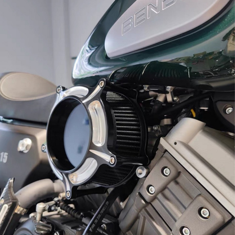 Filtru de aer pentru Harley Touring Street Glide Road Glide 2008-2016 Trike 2008-2016 Kit de admisie filtru de aer CNC din aluminiu