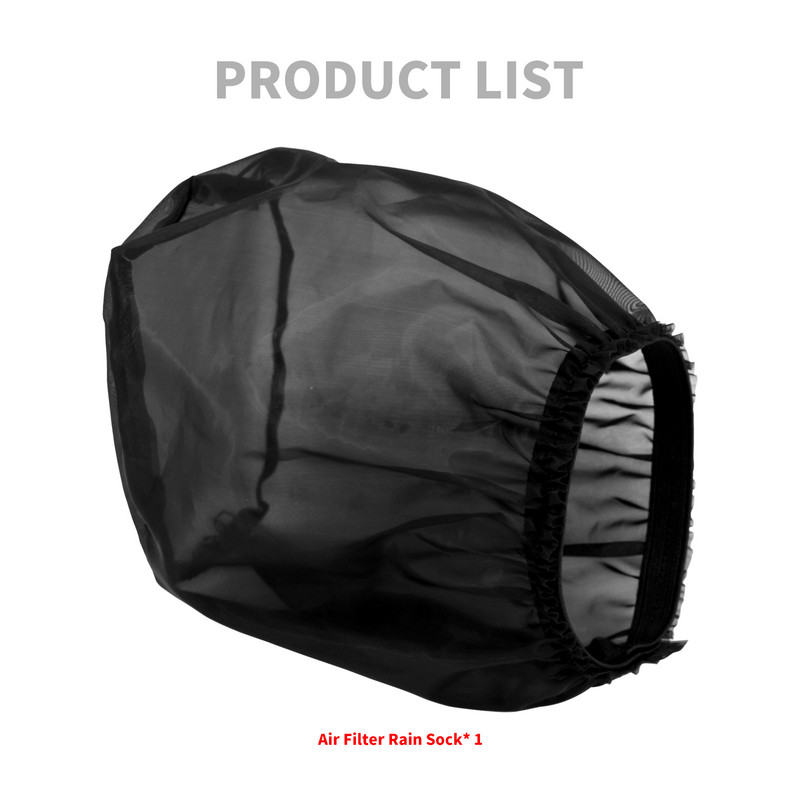 Husă de protecție pentru filtru de aer pentru motocicletă Filtru de aer cu respirație grea Șosetă de ploaie impermeabilă pentru Harley Sportster Touring Softail Dyna