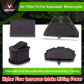 Filtru de aer pentru motocicleta de înaltă calitate pentru KAWASAKI NINJA 250 300 400 ER6N ER6F Z750 Z800 Z900 ZR900 Z1000 Z1000SX