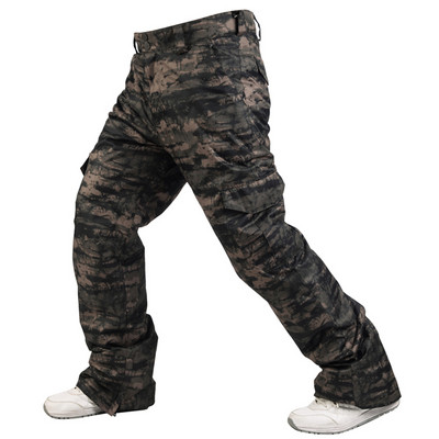 Costum de zăpadă pentru bărbați de culoare pură, îmbrăcăminte pentru sport în aer liber, îmbrăcăminte pentru snowboard, costum impermeabil, rezistent la vânt, jachetă și pantaloni de schi pentru bărbați