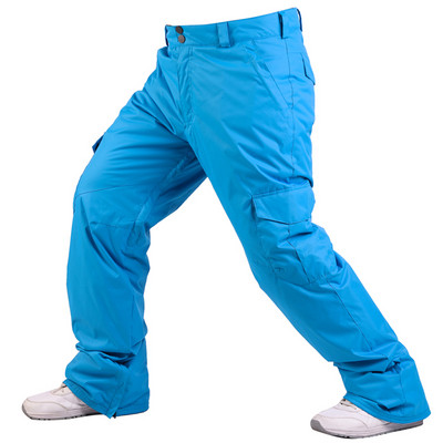 Costum de zăpadă pentru bărbați de culoare pură, îmbrăcăminte pentru sport în aer liber, îmbrăcăminte pentru snowboard, costum impermeabil, rezistent la vânt, jachetă și pantaloni de schi pentru bărbați