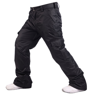 Costum de zăpadă pentru bărbați de culoare pură, îmbrăcăminte pentru sport în aer liber, îmbrăcăminte pentru snowboard, costum impermeabil, rezistent la vânt, jachetă și pantaloni de schi pentru bărbați