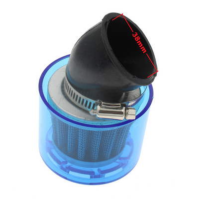 Filtru de admisie pentru filtru de aer curbat drept 35/38/42mm cu capac impermeabil pentru 50cc-250cc Dirt Bike Quad ATV