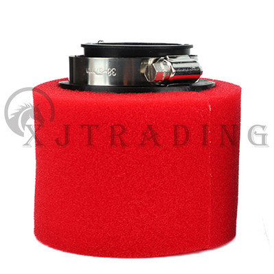 Filtru de aer din spumă neagră și roșie 35mm 38mm 42mm 45mm 48mm 50mm 60mm Curățător de burete Moped Scooter Dirt Pit Bike Motocicletă