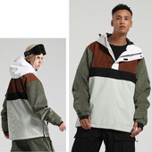 Topuri noi Jachete de schi din velur Sport în aer liber Costum de snowboard Bărbați Femei Îmbrăcăminte de iarnă cu glugă caldă Mantoă rezistentă la vânt