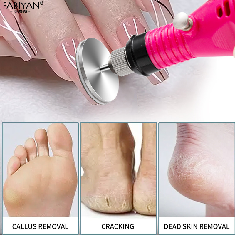 Instrumente de pedichiură Pilă pentru picioare Tampă de șmirghel înlocuibilă Disc Disc Eliminați pielea moartă Instrumente pentru îndepărtarea calusului