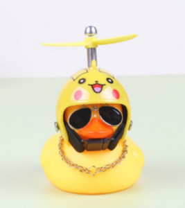 Ornamente auto mașină baterie electrică decorare mașină bicicletă mică rață galbenă mașină ornamente mașină electrică