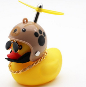 Ornamente auto mașină baterie electrică decorare mașină bicicletă mică rață galbenă mașină ornamente mașină electrică