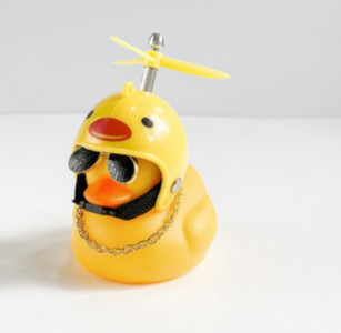 Ornamente auto mașină baterie electrică decorare mașină bicicletă mică rață galbenă mașină ornamente mașină electrică