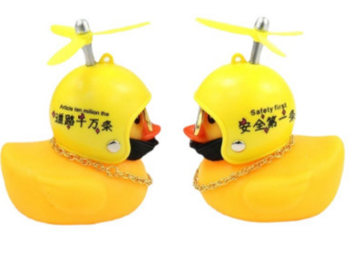 Ornamente auto mașină baterie electrică decorare mașină bicicletă mică rață galbenă mașină ornamente mașină electrică