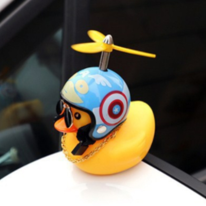 Ornamente auto mașină baterie electrică decorare mașină bicicletă mică rață galbenă mașină ornamente mașină electrică